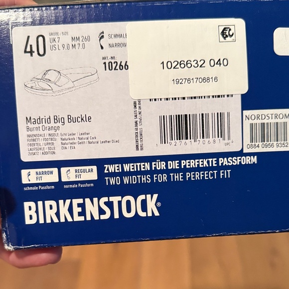 Birkenstock Men's Tan Sandals with Gold Buckle - Picture 4 of 4